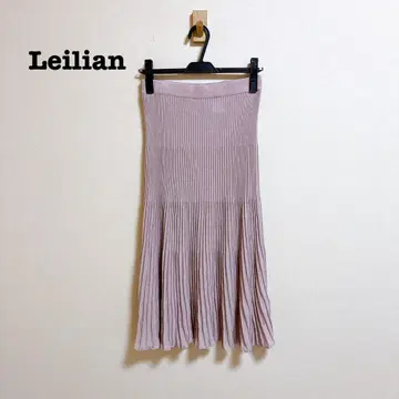 레리안 플리츠 플레어 스커트 9 Leilian 핑크