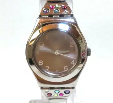 [ 작동품 ] SWATCH IRONY 여성용 손목시계 쿼츠 실버 컬러