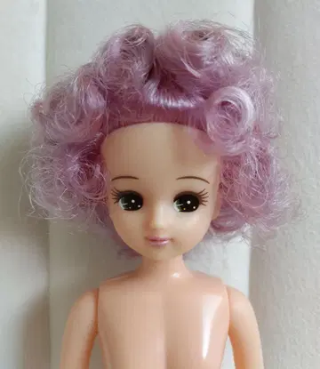 리카 캐슬 퍼플 컬 헤어 리카 인형 본체
