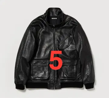 25aw AURALEE LAMB LEATHER ZIP BLOUSON 5