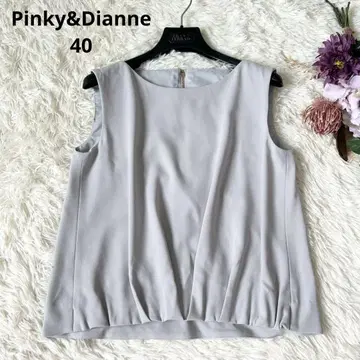 미사용품 Pinky&Dianne 핑키앤다이안 슬리브리스 블라우스