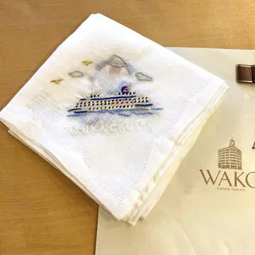 긴자와코 손수건 아스카 ASUKA 오리지널 손수건 손자수