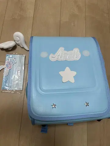 스카이블루계 천사의 깃털 란도셀풍 백팩 light blue