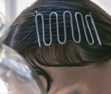 Wave Hair Wire Pin / 웨이브 헤어 와이어 핀 실버