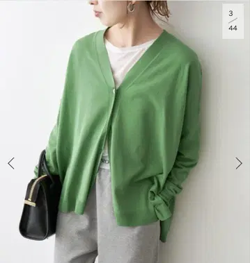 Spick & Span 실키 얀 오버사이즈 가디건