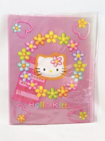 레어 키티 헤이세이 1997년 A4 포켓 파일 24 포켓 카오하나