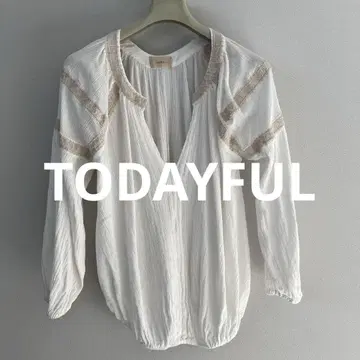 TODAYFUL Cottoncrepe Voluminous Blouse