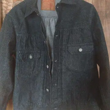 슈가케인 14.25oz 블랙 데님 자켓 SC15650