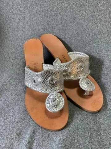 잭 로저스 실버 웨지힐 샌들 24