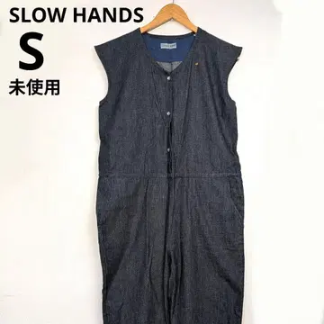 미사용 slowhands S 데님 올인원 점프수트