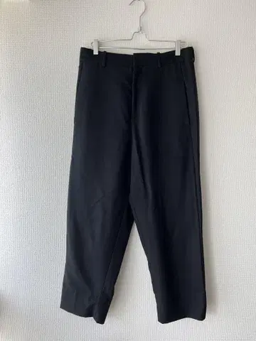 JIL SANDER ALEM 블랙 슬랙스 팬츠