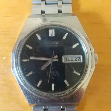 SEIKO 오토매틱 손목시계 블랙