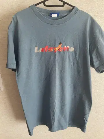 Lafayette M 블루 티셔츠 그래픽 프린트
