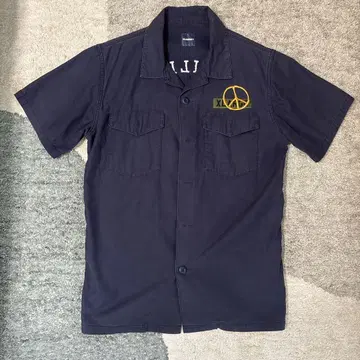 XLARGE 워크 셔츠 L 사이즈 다크 네이비