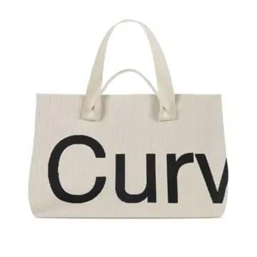Curves 니트 토트 (Almond)