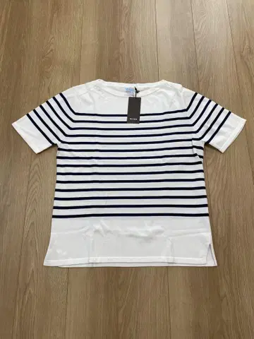 BEAMS F x Letroyes/별주 SERGE 보더 크루넥 셔츠