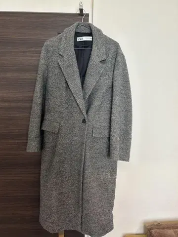 ZARA 그레이 체스터 코트 XS
