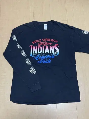 tokyo indians 롱T L 도쿄 인디언즈