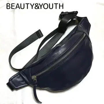 [ 새상품급 ] BEAUTY&YOUTH 뷰티 앤 유스 가죽 바디백