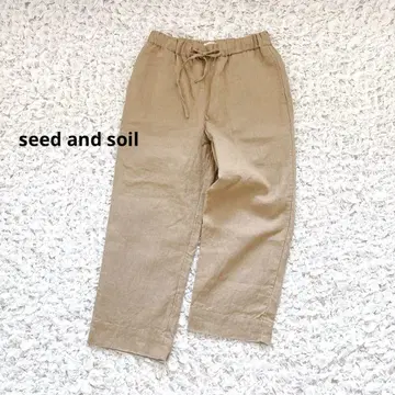 seed and soil 린넨 팬츠