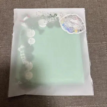 치카자와 레이스 타월 손수건 크림 소다 그린 미개봉 새상품