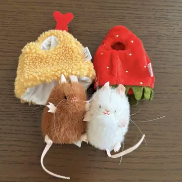 쥐 봉제 인형 & 동물옷 컬렉션 가챠가챠