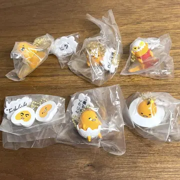 산리오 구데타마 이상한 포즈 마스코트 전6종 세트 미사용 새상품