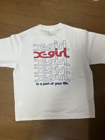 xgirl 화이트 티셔츠 L 사이즈