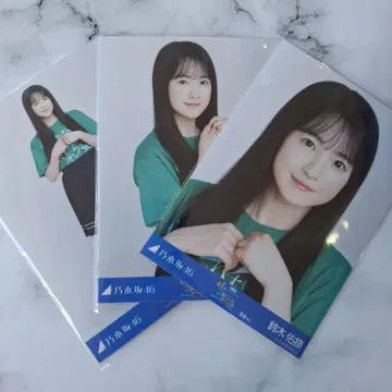노기자카46 스즈키 유나 미야기 T셔츠 컴프 브로마이드