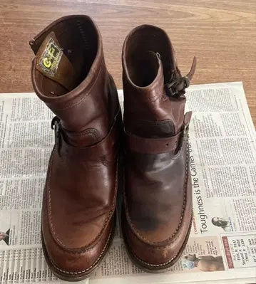 Chippewa 목 토 엔지니어 부츠 97876