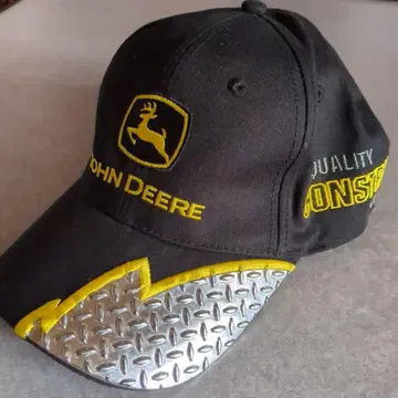 John Deere 야구 모자 블랙
