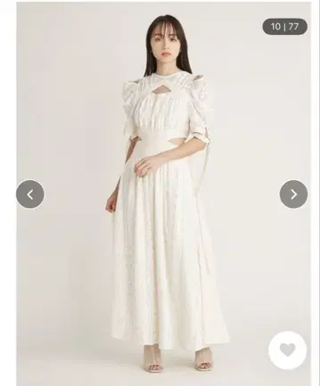 SNIDEL 스위칭 데콜테 오픈 원피스