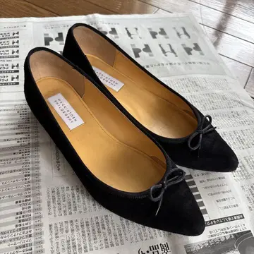 MACKINTOSH PHILOSOPHY 블랙 플랫슈즈