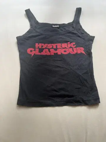 HYSTERIC GLAMOUR 블랙 탱크탑
