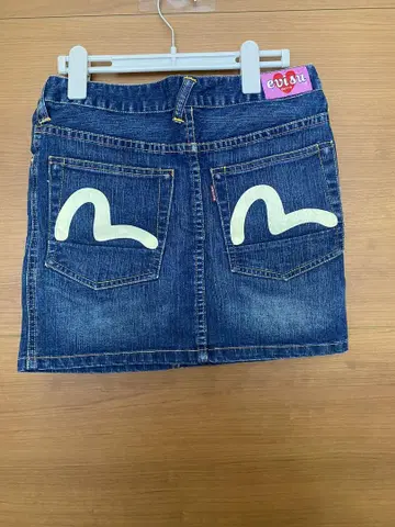evisu (에비스) 데님 미니 스커트