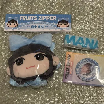 FRUITS ZIPPER 가마구치 파우치 세트 마나카 마나