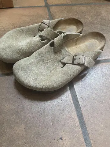 버켄스탁 보스턴 BIRKENSTOCK 베이지 26cm