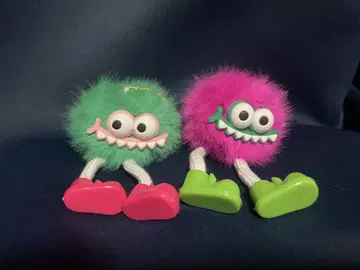 폭신폭신 공 모양 캐릭터 2개 세트