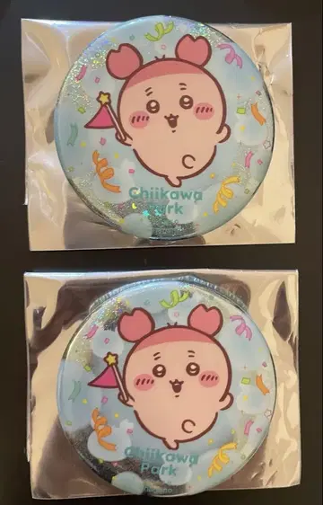 치이카와 파크 한정 트레이딩 홀로그램 캔뱃지 헌책방