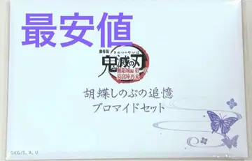 귀멸의 칼날 무한성 편 코쵸우 시노부의 추억 브로마이드 세트