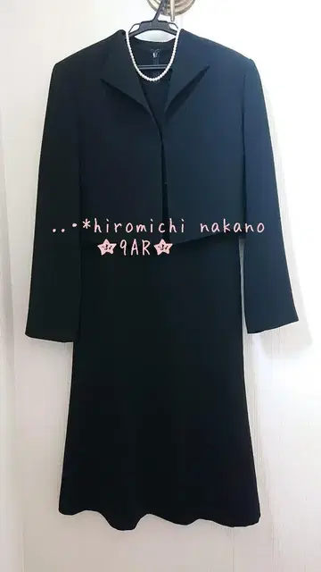 hiromichi nakano 블랙 포멀 상복 일본제 이긴