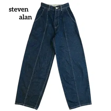 Steven Alan 스티븐 앨런 다크 데님 와이드 테이퍼드