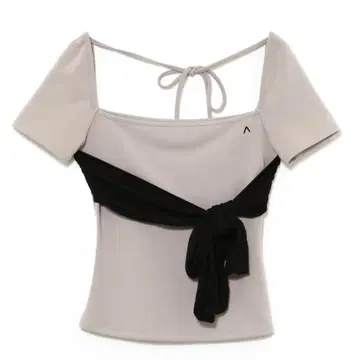 ANDMARY Nancy ribbon tops pink beige