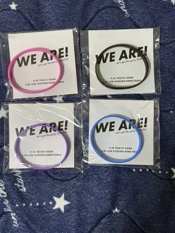 WE ARE! SnowMan 러버 밴드 4색 세트