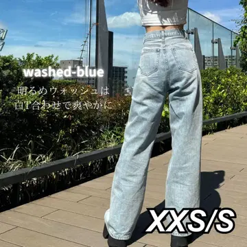TWW 데님 washed-blue XXS/S