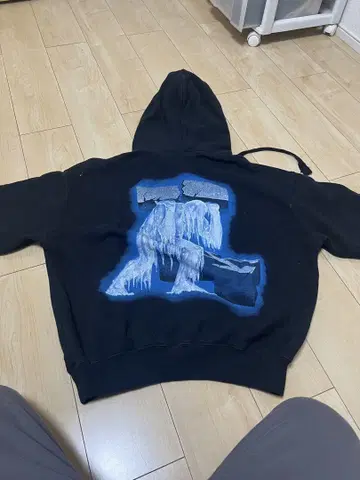 off-white 아이스맨 후드티