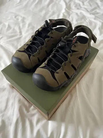 KEEN 남성용 하이퍼포트 피셔맨 가죽 샌들 25cm