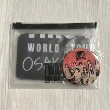 twice 업그레 쿨 타월 캔뱃지