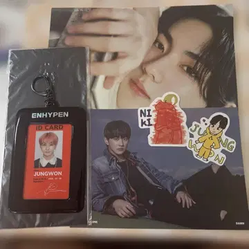 ENHYPEN 정원 ID 카드와 벌스데이 굿즈