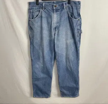 KEY 데님 페인터 팬츠 구제 의류 34 x 29 WORK WEAR